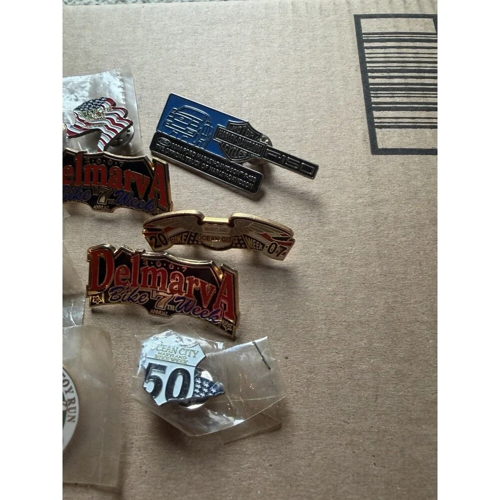 Bike Week Motorcycle Beach Harley Pin LOT 2000s Ocean City/Delmarva/Harley